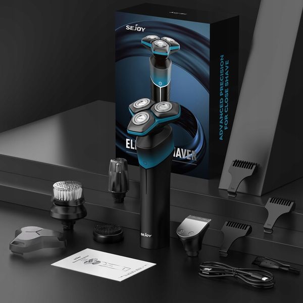 GOLARKA MĘSKA MASZYNKA DO GOLENIA TRYMER DO NOSA 5W1 Z OŚWIETLENIEM LED zdjęcie 5