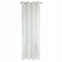 Firana gotowa na przelotkach AMANDA 140x250 Eurofirany kremowa