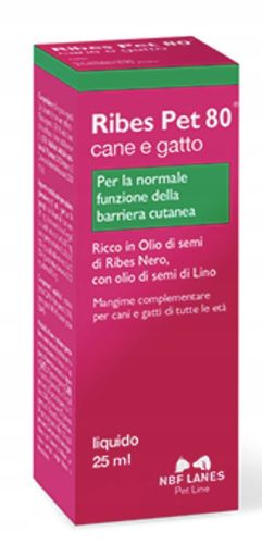 RIBES PET 80 CANE E GATTO choroby skóry 25ml z zakraplaczem NBF Lanes na Arena.pl