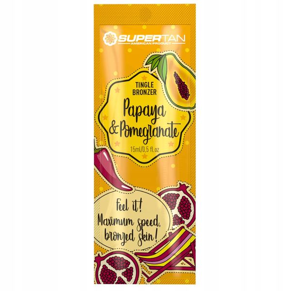 Supertan Papaya & Pomegranate 3x 15ml Tingle Bronzer + Gratisy zdjęcie 2