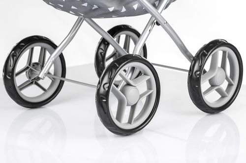 KINDERPLAY WÓZEK DLA LALEK GŁĘBOKI GONDOLA SKŁADANY DASZEK na Arena.pl