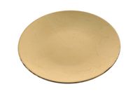 talerz dekoracyjny 22cm gold plexi  |  p0002-22_gld