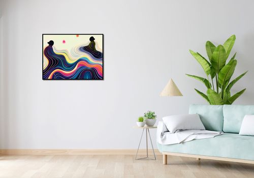 Plakat 80x60cm Wodnista Tafla na Arena.pl