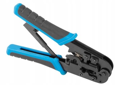 Zaciskarka ZACISKACZ wtyków RJ45 LAN 3w1 RJ45 RJ11 Rj12 ściągacz do skrętki zdjęcie 5