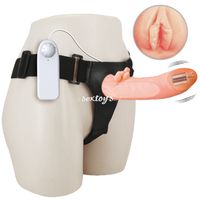 Penis Strap On Proteza Z Pochwą Wibracje