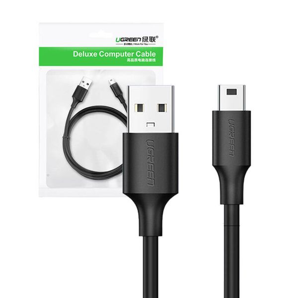 Kabel USB do Mini USB UGREEN US132, 1.5m (czarny) zdjęcie 1