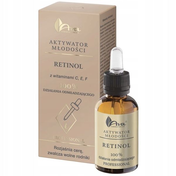 Ava Aktywator Młodości Retinol Witaminy C E F 30ml zdjęcie 1