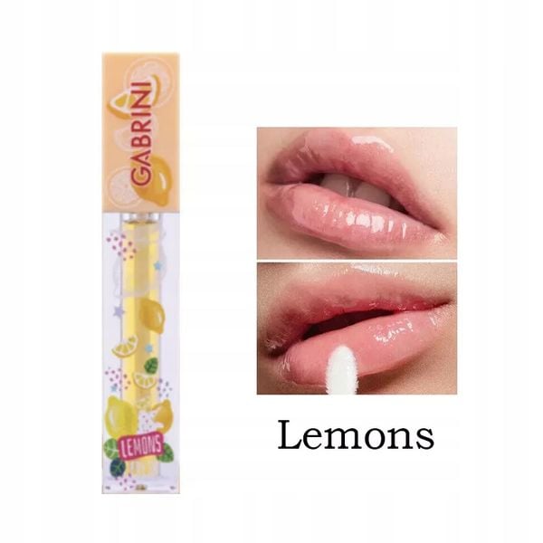 Gabrini - nawilżający owocowy błyszczyk do ust Lemons Cytryna 4ml zdjęcie 3