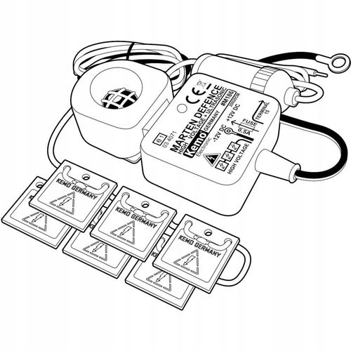 Odstraszacz KUN i gryzoni do auta przeciwko kunom KEMO ULTRADŹWIĘKI na Arena.pl