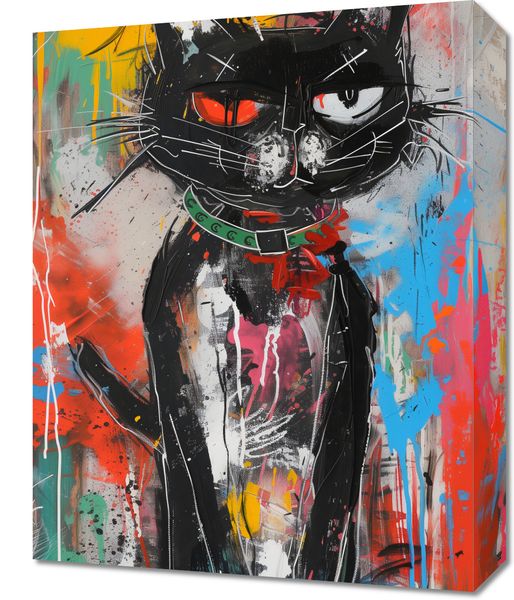 Obraz 40x50cm Gburowaty Kiciak zdjęcie 1