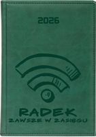 Kalendarz A6 2026 twój NAPIS IMIĘ GRAWER TYGODNIOWY książkowy PREZENT