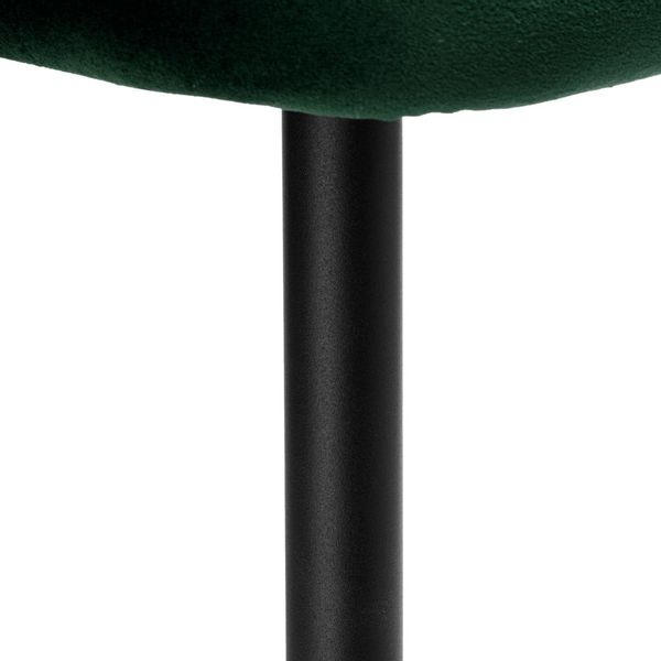 Krzesło HAMPTON VELVET czarne zdjęcie 9