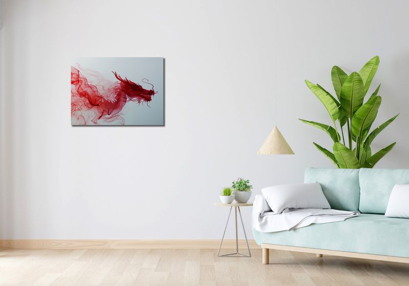 Obraz 70x50cm Smoczy Wzlot zdjęcie 2