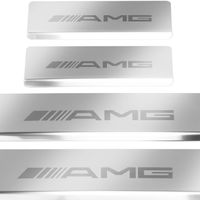 Listwa progowa MERCEDES A W177 AMG Stal nierdzewna 304 połysk 4szt
