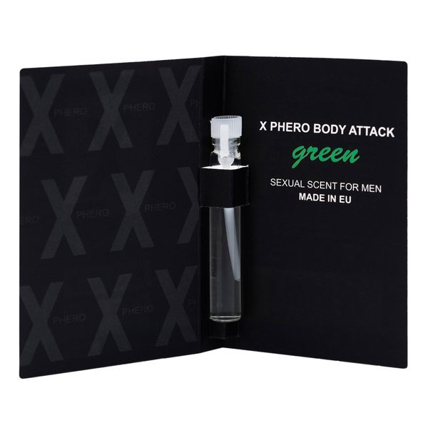 Perfumy X-Phero Body Attack Green For Men, 1 Ml zdjęcie 1