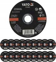 TARCZA DO CIĘCIA METALU 125 mm TARCZE 20 SZT. YATO