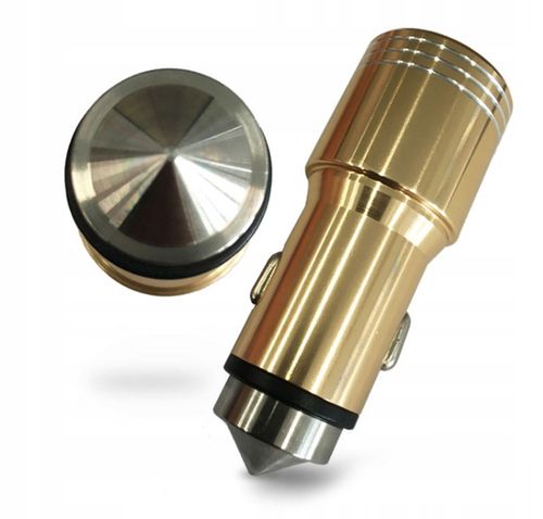 ŁADOWARKA SAMOCHODOWA 2xUSB 3100mA GOLD MOCNA na Arena.pl