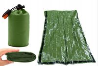 ŚPIWÓR TERMICZNY RATUNKOWY XL AWARYJNY KOC WODOODPORNY PRZETRWANIA