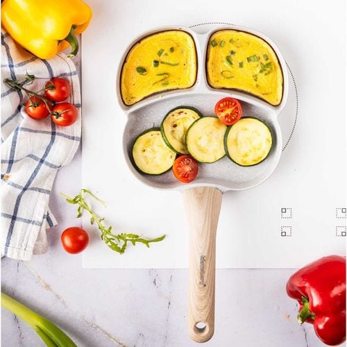 patelnia marmurkowa do jajek placków 3 sekcje klausberg kb-7824 na Arena.pl