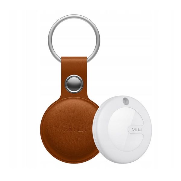 Lokalizator GPS Bluetooth MiTag + Brązowe Etui zdjęcie 1