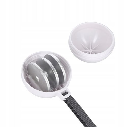 Hulahop Składane z Licznikiem LCD i Obciążeniem Biały Marki HMS na Arena.pl