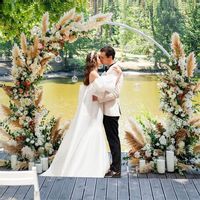 STOJAK Stelaż KOŁO Tło Zdjęć Wesele Ścianka 2m