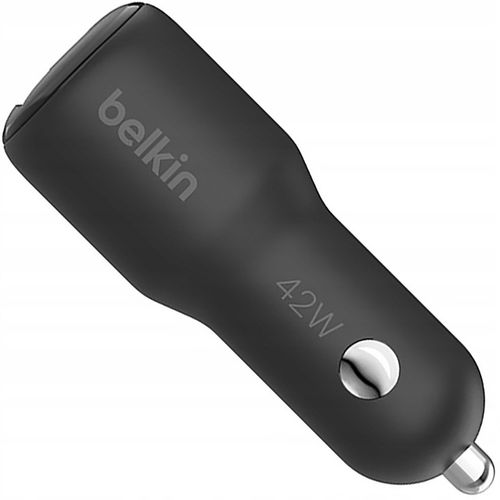 Belkin Ładowarka samochodowa - USB-C PD 3.0 3A PPS 30W + USB-A 12W, mała na Arena.pl