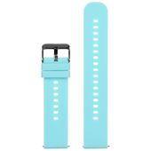 Pasek gumowy do zegarka U27 - niebieski/czarny - 22mm