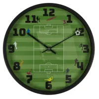 Zegar Ścienny Piłkarski - Prezent dla Piłkarza na Ścianę