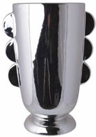 Wazon ceramiczy srebrny