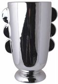 Wazon ceramiczy srebrny