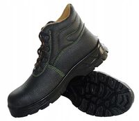 Buty robocze TRZEWIKI OCHRONNE COMFORT S1 SKÓRA BUFFALO Stalowy