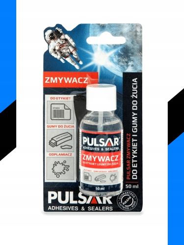 ZMYWACZ DO NAKLEJEK ETYKIET GUMY DO ŻUCIA PULSAR ODPLAMIACZ 50 ml na Arena.pl