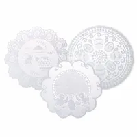 Serwetka na koszyczek z wielkanocnym ażurowym wzorem