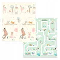 Piankowa dwustronna MATA edukacyjna 180x200 (I166)