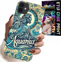 ETUI DO IPHONE 12 - ZNAK ZODIAKU, WODNIK, ASTRONOMIA PLECKI
