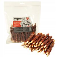 PRZYSMAKI DLA PSA MIĘSOŁAKI PAŁECZKI OWINIĘTE MIĘSEM KACZKI 500G