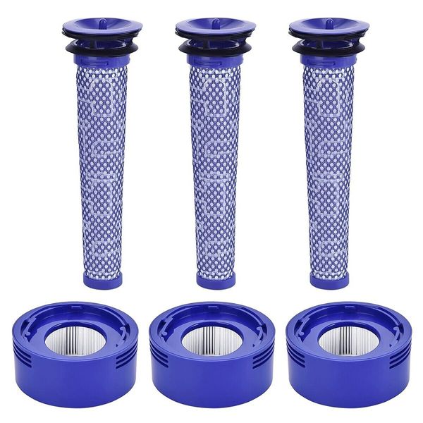 3X ZESTAW FILTRÓW DO DYSON V7 V8 V8+ Absolute Animal Motorhead Allergy zdjęcie 1