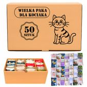 Karma mokra dla kota Saszetka Mix Smaków Wielka Paka Dla Kociaka 50 szt.