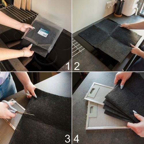 2x FILTR WĘGLOWY do okapu uniwersalny 57x47 cm do wycięcia na Arena.pl