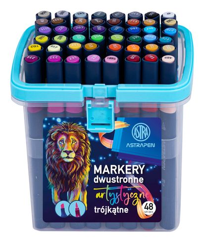Markery Artystyczne Trójk Dwustr. Astrapen 48 Kol na Arena.pl
