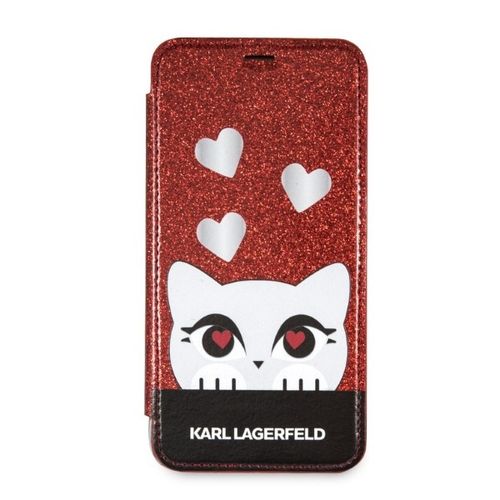 Etui Karl Lagerfeld do iPhone XS, iPhone X, Czerwony na Arena.pl
