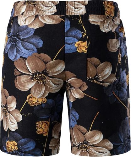 Męski Zestaw Koszula i Spodenki Kwiaty Hawajski Niebieski S Lato Wakacje na Arena.pl