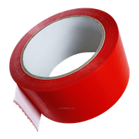 TAŚMA 1222 50mm/66m CZERWONA, KAUCZUK, SCAPA