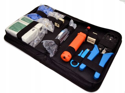 TESTER KABLI RJ45 ŚCIĄGACZ ZACISKARKA NARZĘDZ LAN3 na Arena.pl