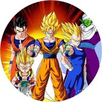 Opłatek na tort DRAGON BALL Postać Bajka Tekst Gratis
