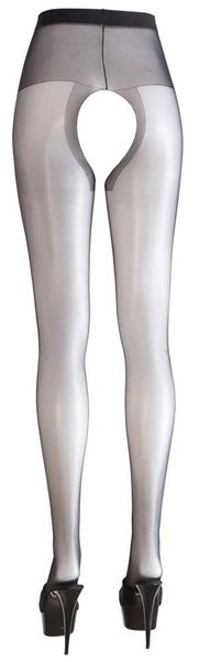 Crotchless Tights Black 2 zdjęcie 3