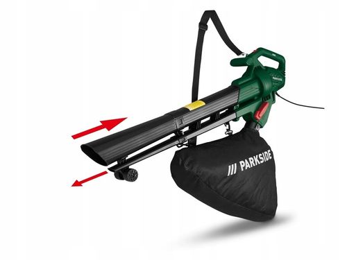 Elektryczna DMUCHAWA I ODKURZACZ DO LIŚCI PARKSIDE PLS 2600 C2 2600 W 3w1 na Arena.pl