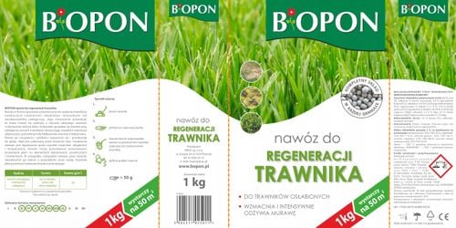 BOPON - Nawóz Do Regeneracji Trawnika Granulat 1kg na Arena.pl
