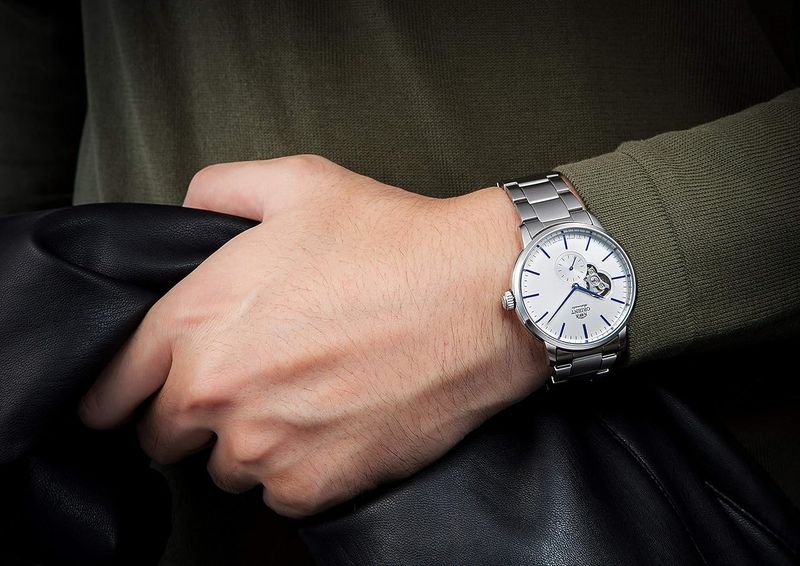 Zegarek Męski Orient Open Heart Automatic RA-AR0102S10B + BOX zdjęcie 5